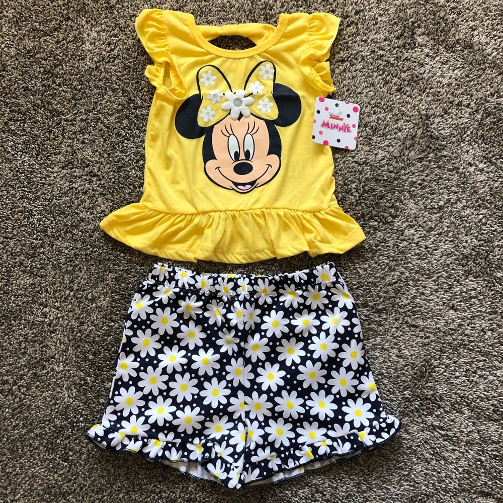 Disney Minnie Mouse Toddler Girl Daisy Outfit